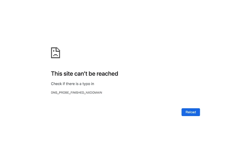 What Does DNS_probe_finished_nxdomain Error Mean?