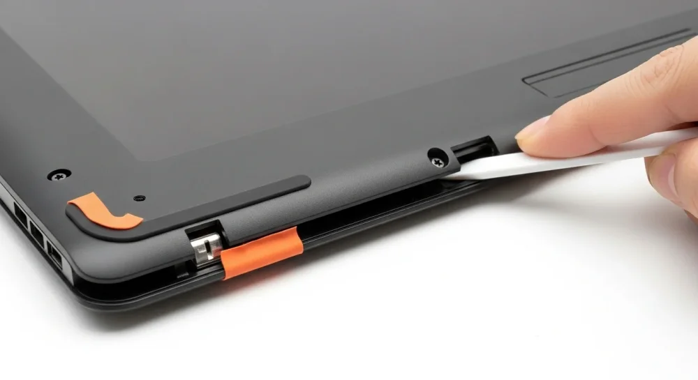 Bezel plastic frame laptop screen