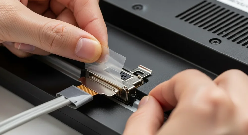 Disconnect screen cable