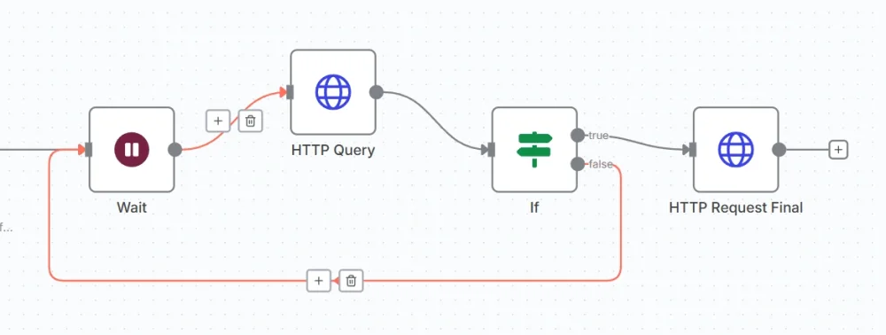 If node polling system n8n nano banana pro
