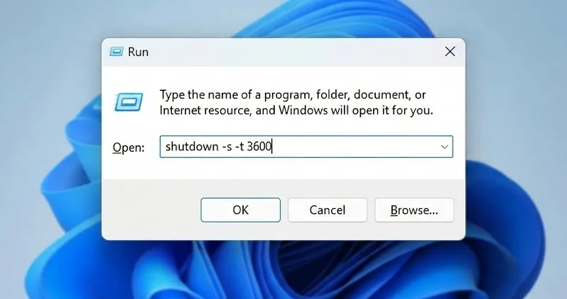 Windows otomatik kapatma zamanlayici