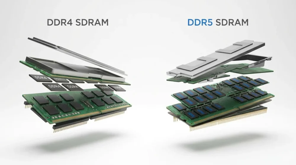Ddr4 vs ddr5 ram physical difference